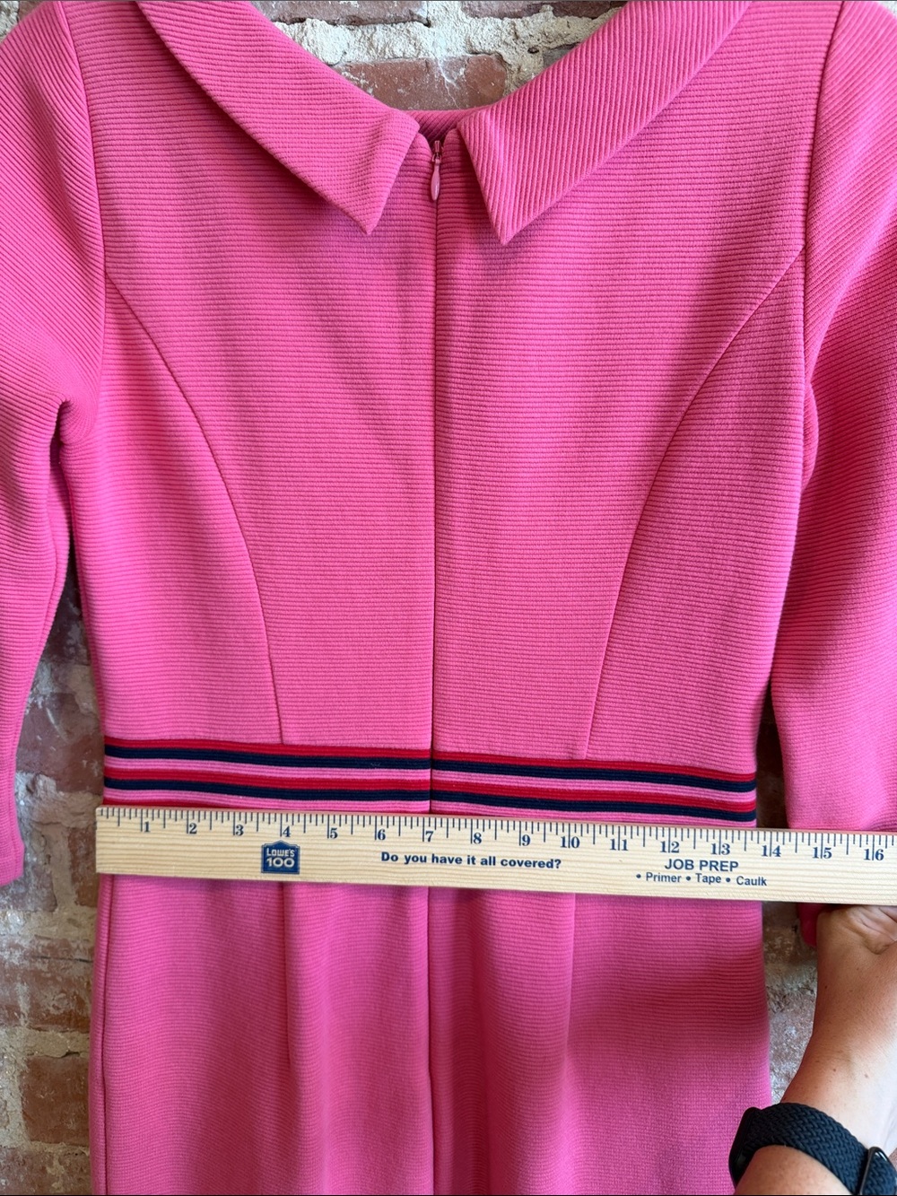Boden Daisy Ottoman dress in pink - Picture 7 of 9